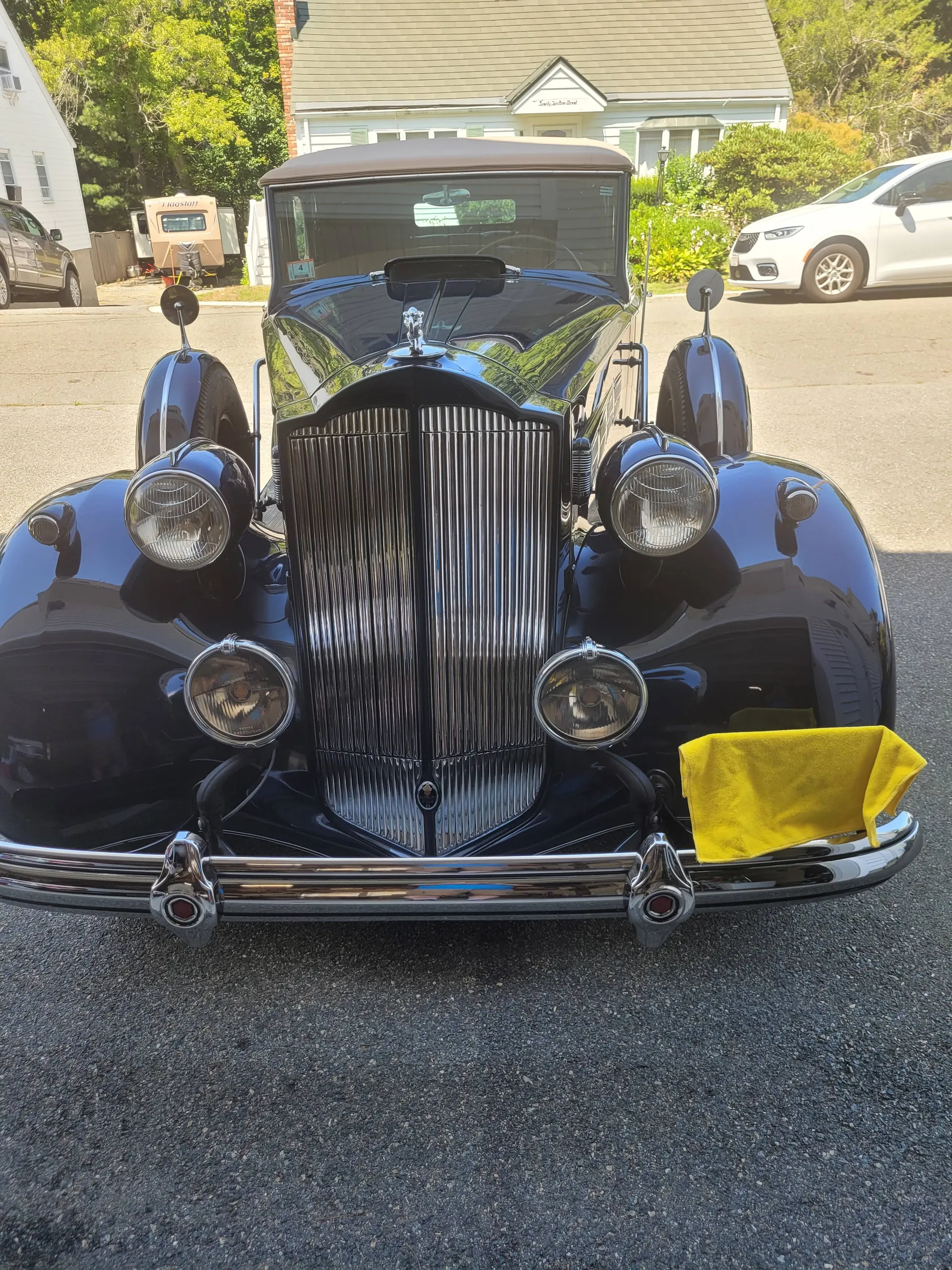 1937 Packard Super 8 Convertible With Special Ordered Divider