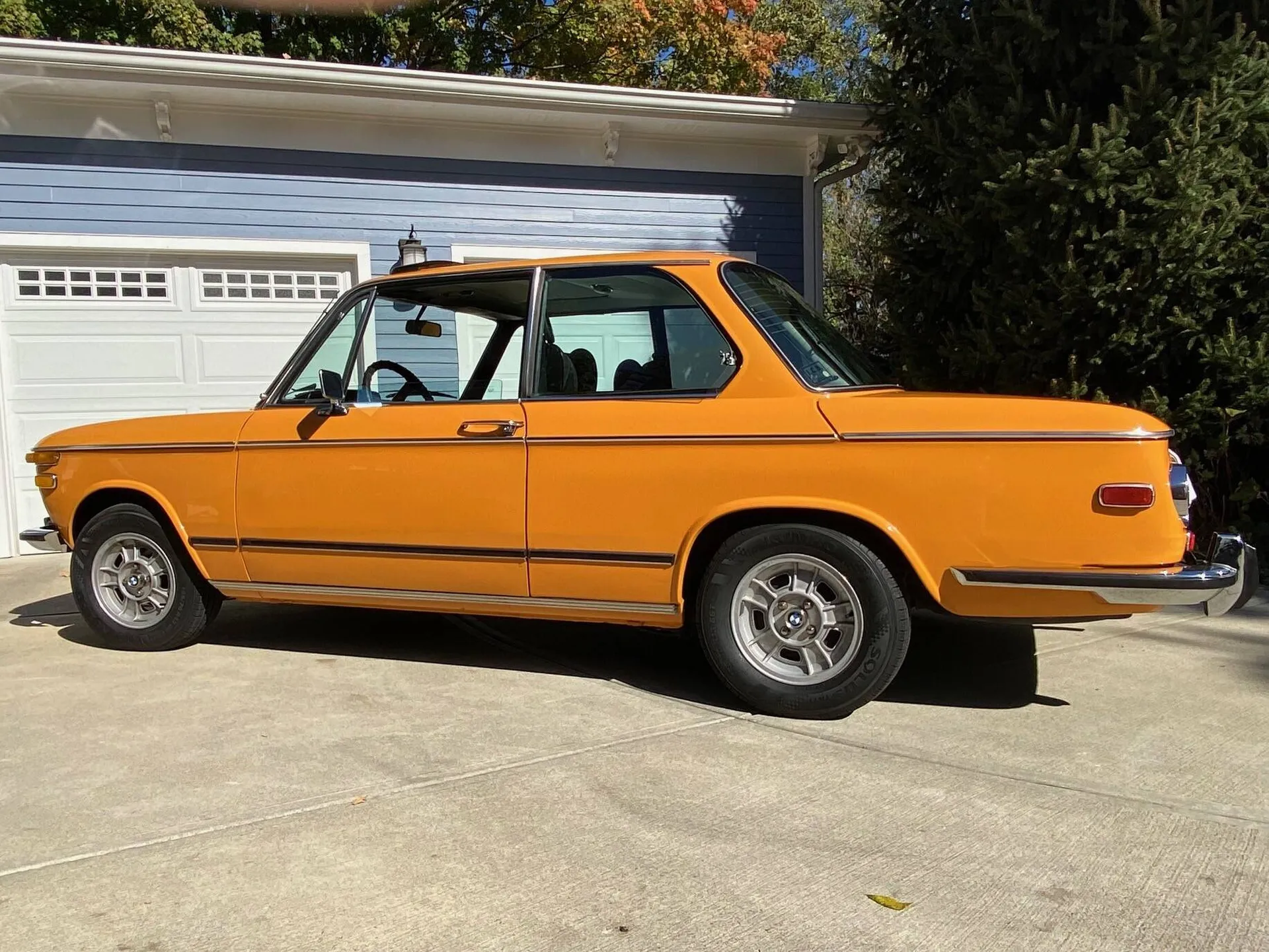 Sold - Matching Numbers 1973 BMW 2002 Coupe with Sunroof and A/C