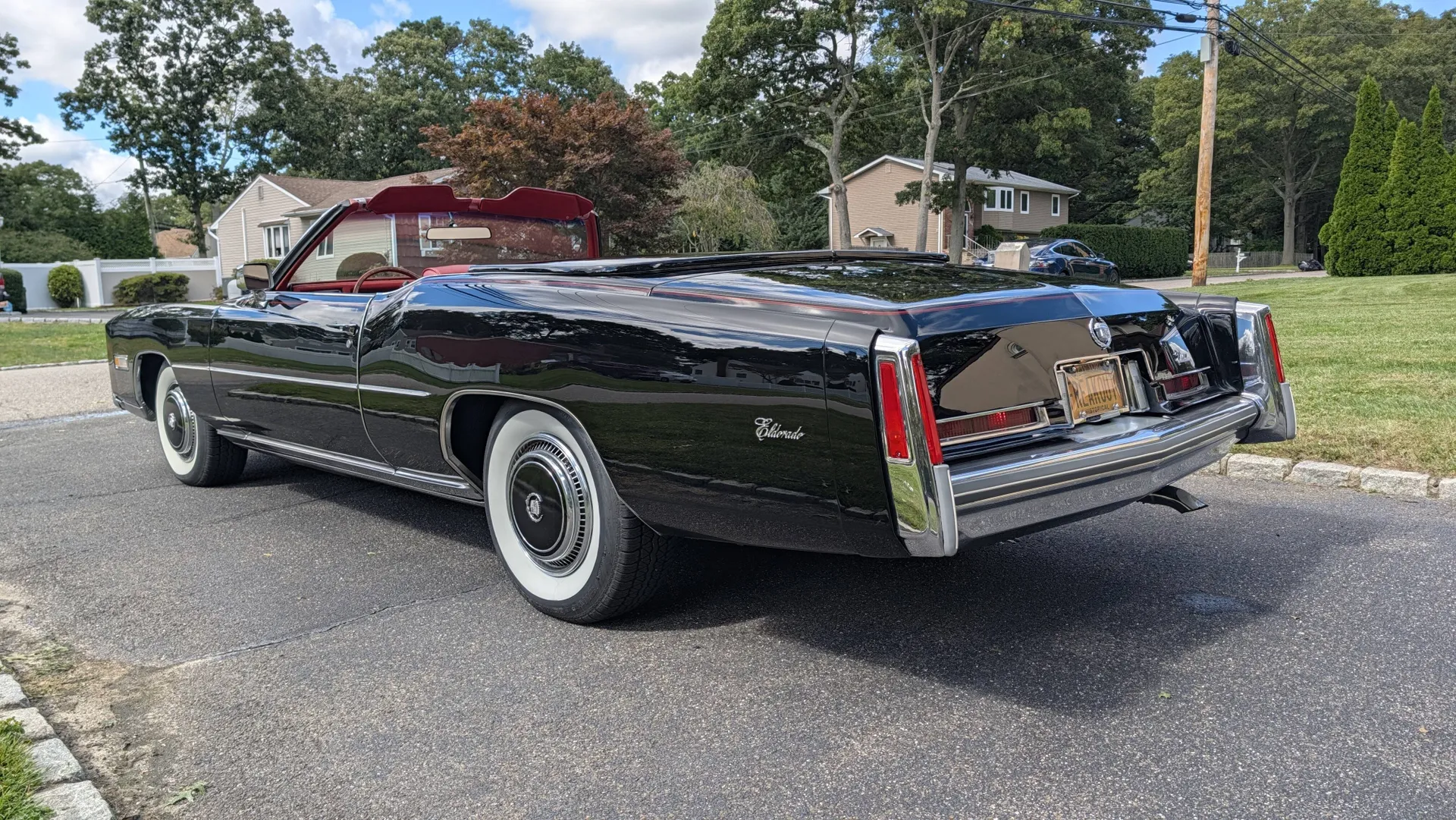 1976 Cadillac Eldorado Convertible 500ci V8 Sable Black 49K Miles