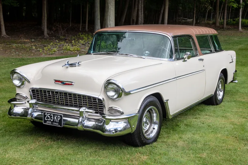 Restored 1955 Chevrolet Bel Air Nomad Station Wagon with | Hemmings