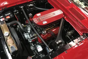 1967 Mercury CougarCoupe 7F91C544412 red/silver black racing seats 289 v8