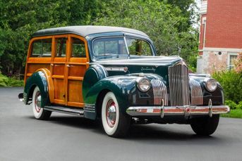 Pedigreed Longroof: 1941 Packard 120 Woodie Station Wagon