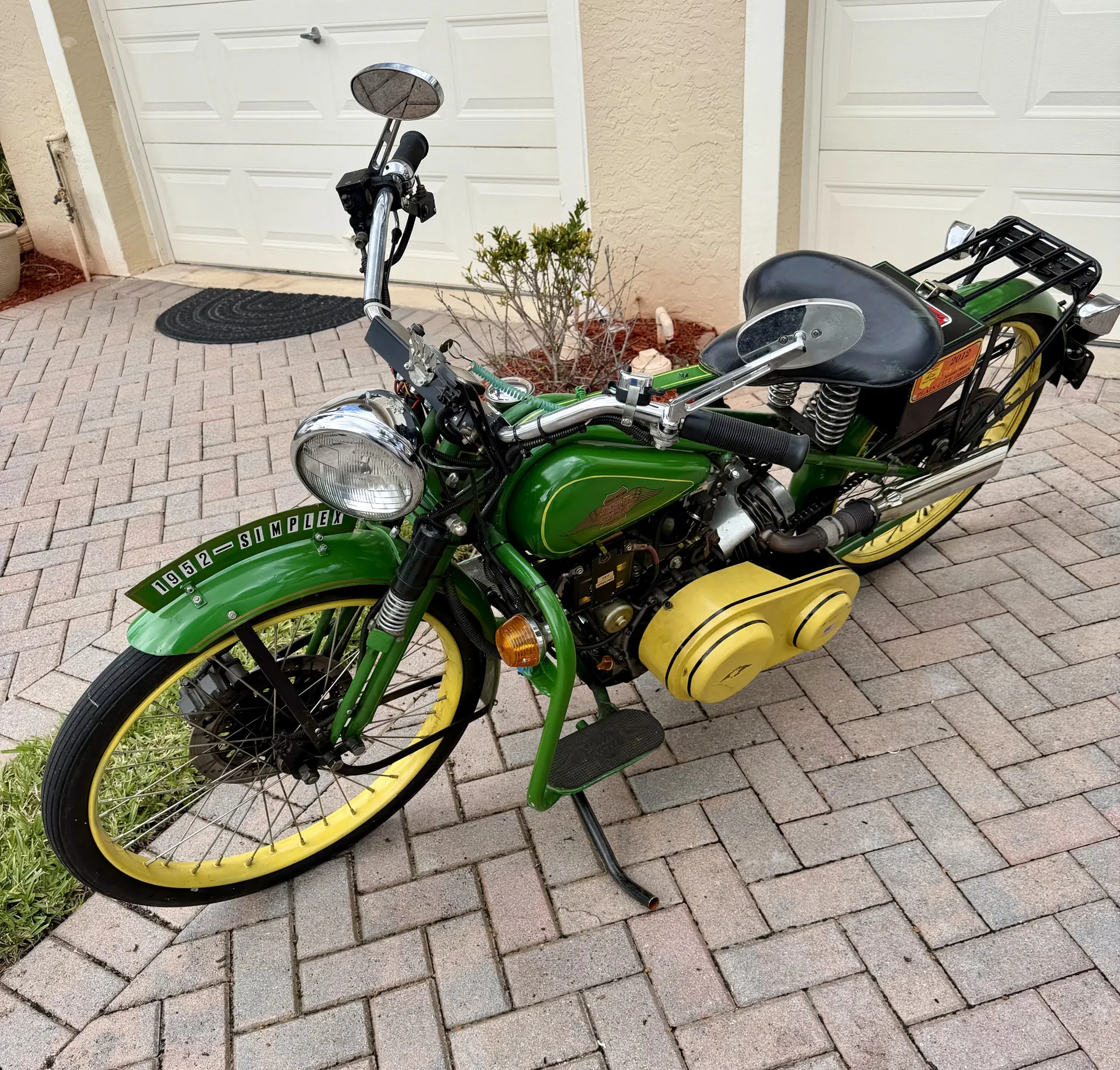希少 SPIDEL スピィーデル 27.2 フランス ビンテージ SIMPLEX Sold - 1952 Simplex Servi-Cycle Custom Scooter – Stretched