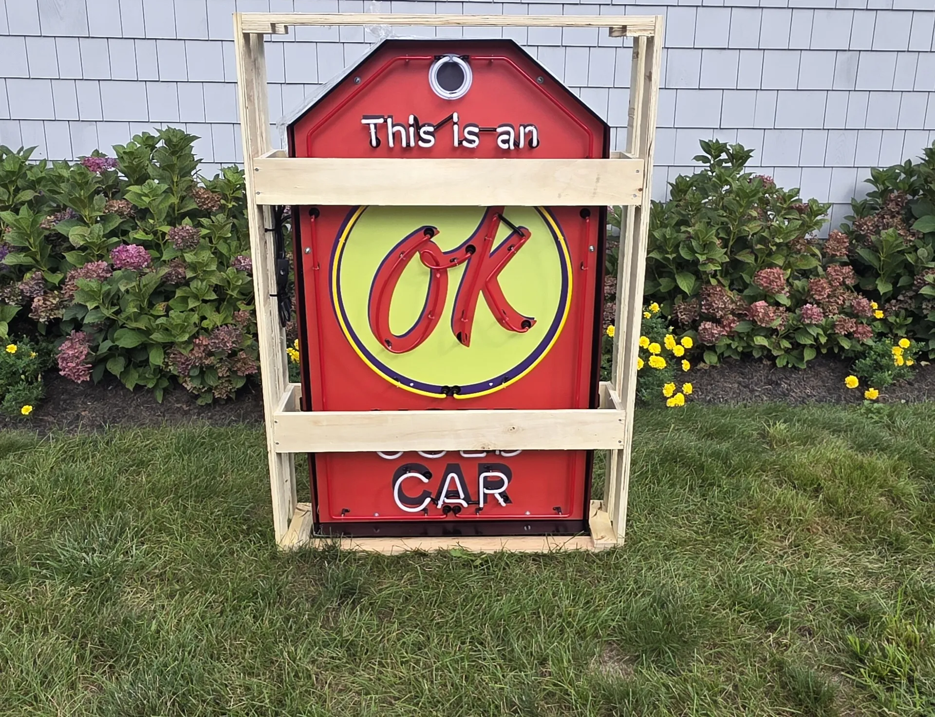 Sold - No-Reserve Chevy OK Used Car Neon Sign | Hemmings