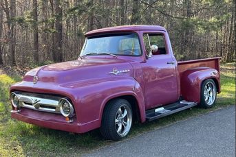 Custom 1956 Ford F100 Pickup With a Chevy 305 V8