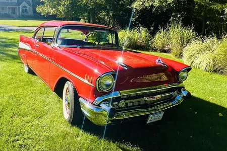 Restored 1957 Chevrolet Bel Air Sport Coupe With a 350 V8