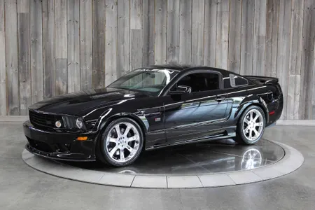 2006 Ford Mustang Saleen Extreme in black, front three-quarter view