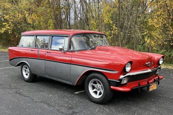 Custom 1956 Chevrolet 210 Townsman Station Wagon With a 350 V8