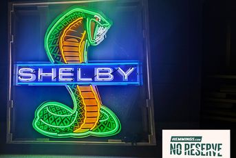 No-Reserve Shelby Snake Neon Sign