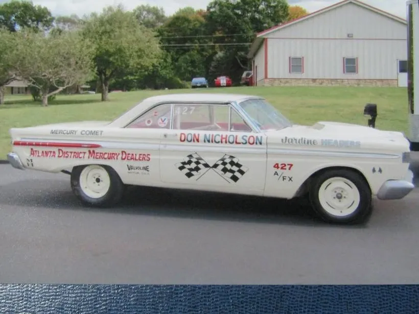 1964 Mercury Comet 4H23F526788 Wimbledon White Red