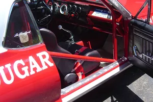 1967 Mercury CougarCoupe 7F91C544412 red/silver black racing seats 289 v8
