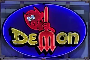 Dodge Demon Neon Sign | Hemmings