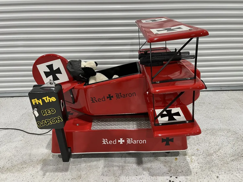 Sold - Restored 1960 Ballys Red Baron Kiddie Ride | Hemmings