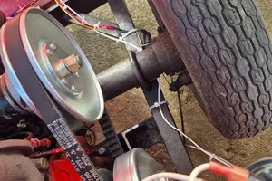 1954 IHLE Schottenring CarConvertible 016 Red and black Black vinyl Kohler 305-cc L-head four-stroke single