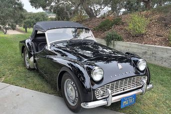 1961 Triumph TR3A Convertible nearly in showroom condition