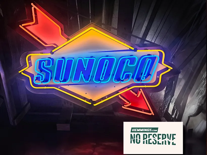 Sold - No-Reserve Sunoco Neon Sign | Hemmings