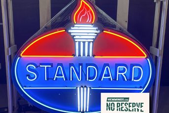 No-Reserve Standard Oil Neon Sign