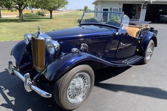 1951 MG TD - frame up restoration, new interior, and custom wire wheels ~ less than 2,000 miles since rebuild!