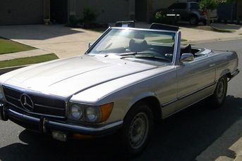 No-Reserve 1973 Mercedes-Benz 450SL Convertible From a 33-Year Owner