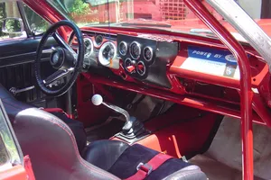 1967 Mercury CougarCoupe 7F91C544412 red/silver black racing seats 289 v8
