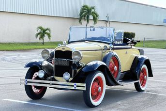 1931 Ford Model A Deluxe Roadster With a Past Restoration