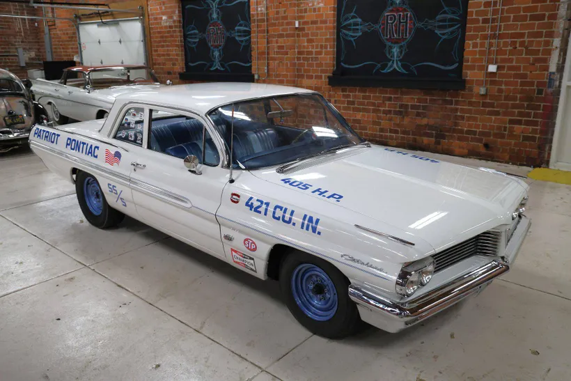 1962 Pontiac Catalina 362P45020 White Blue