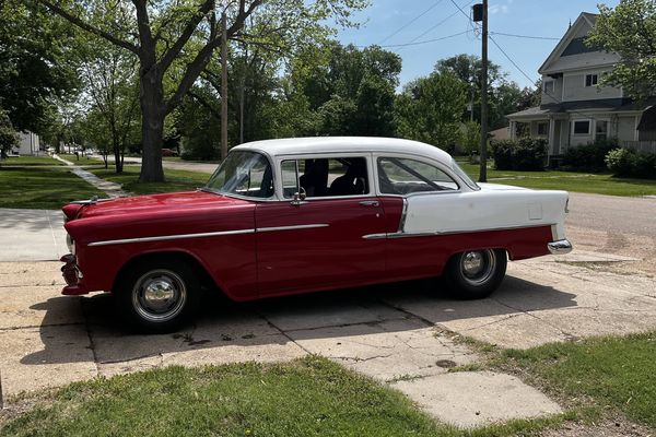 For Street or Strip: 1955 Chevrolet 210 Two-Door Sedan With a 383 V8