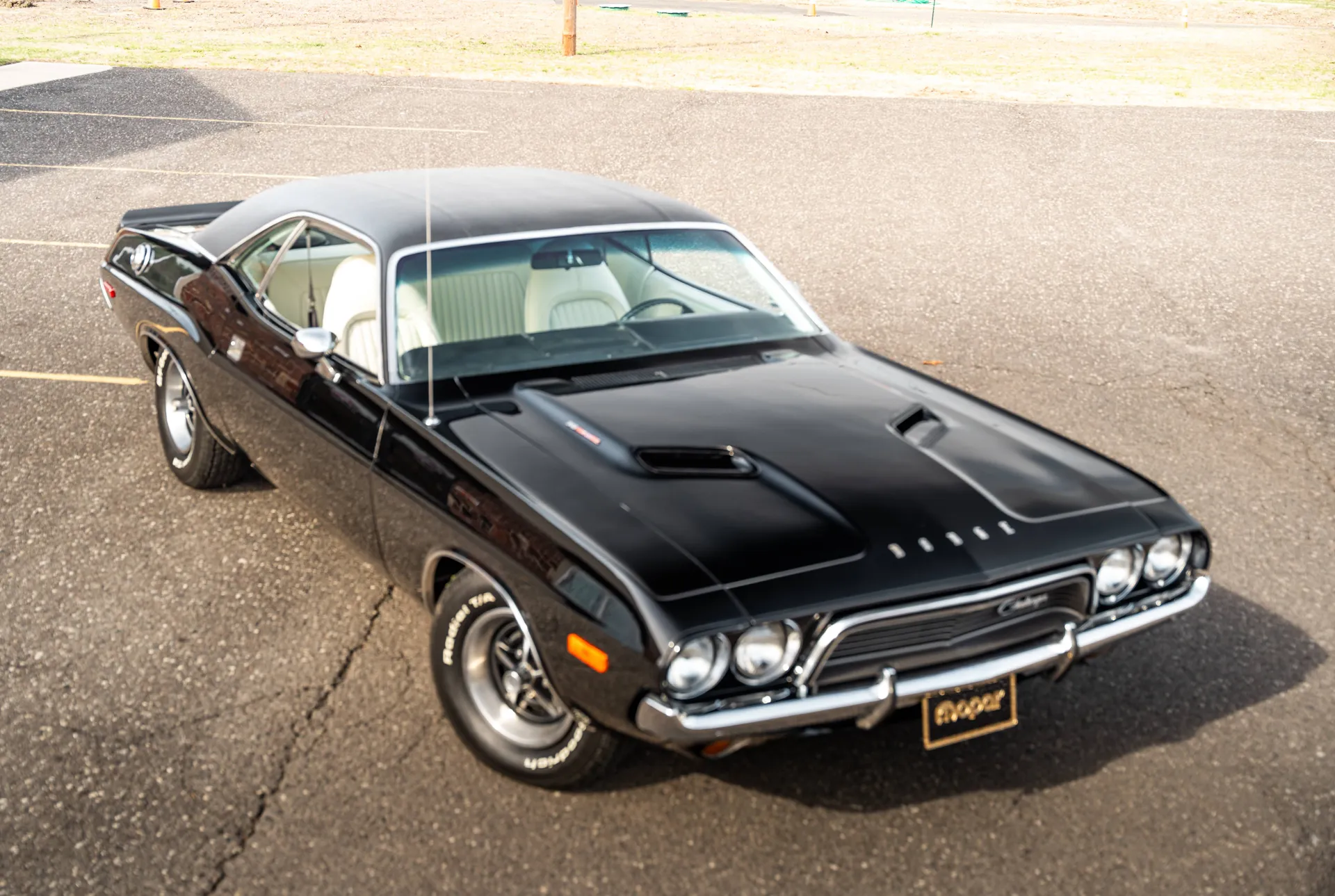 1972 Dodge Challenger Black Coupe with Big Block Mopar Power