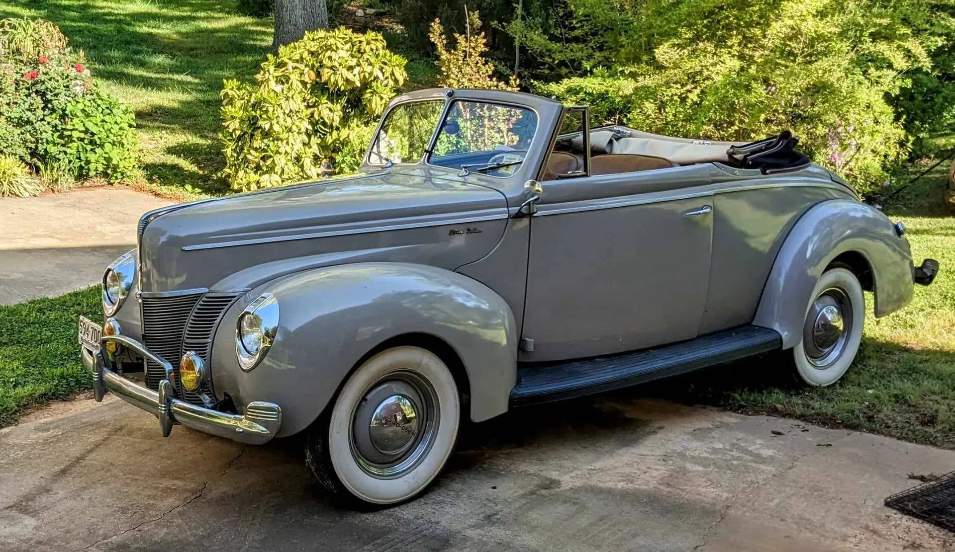 Sold - 1940 Ford Deluxe Convertible Club Coupe With Recent Work