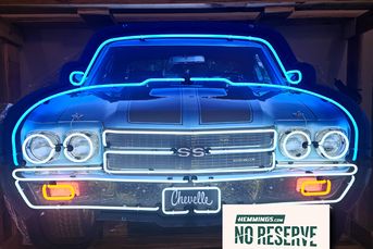No-Reserve 1970 Chevrolet Chevelle SS Neon Sign