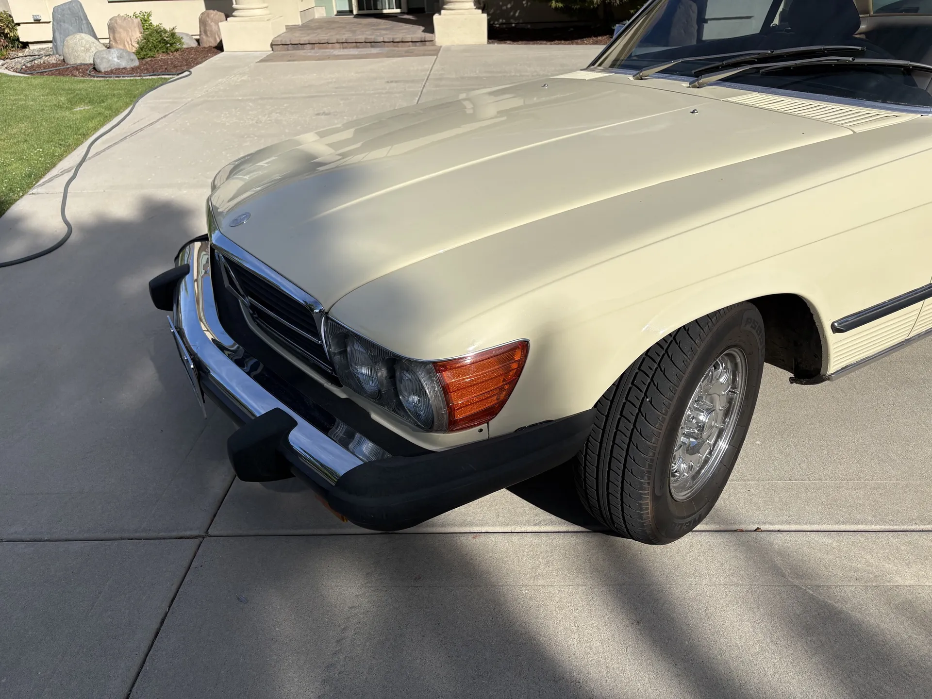 1984 Mercedes-Benz 380SL, Light Ivory with Brown Leather | Hemmings