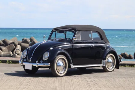 フランクリンミント1967 volkswagen cabriolet 1967 VOLKSWAGEN CABRIOLET FRANKLIN MINT DIE CAST 1:24 RED