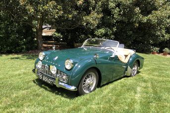 Restored, Three-Owner 1960 Triumph TR3A Convertible