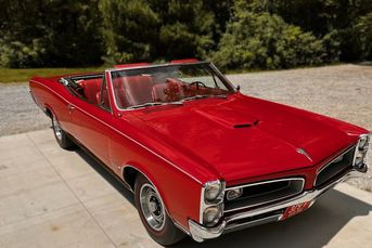 1966 Pontiac GTO - Beautiful Red on Red!