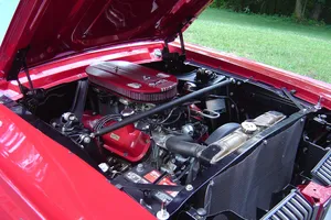 1967 Mercury CougarCoupe 7F91C544412 red/silver black racing seats 289 v8