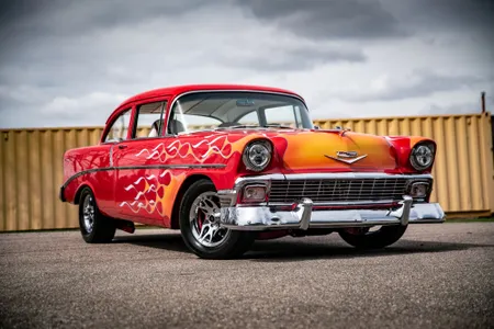 1956 Chevrolet Bel Air Two-Door Sedan Restomod With a 406 V8