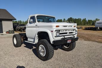 No-Reserve 1965 Chevrolet C60 Cab and Frame With Napco 4x4 Conversion