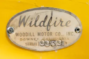 1955 Woodill WildfireConvertible 55WW9939 Corvette Competition Yellow Black Corvette 396ci Big Block V8