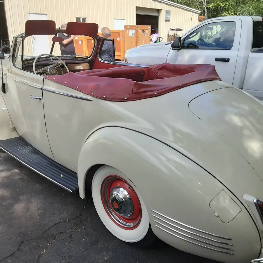 Unfinished Restoration Project 1941 Packard 120 Convertible Well