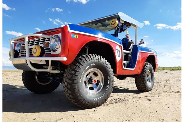Modified 1973 Ford Bronco Race Truck w/complete body-off-restoration