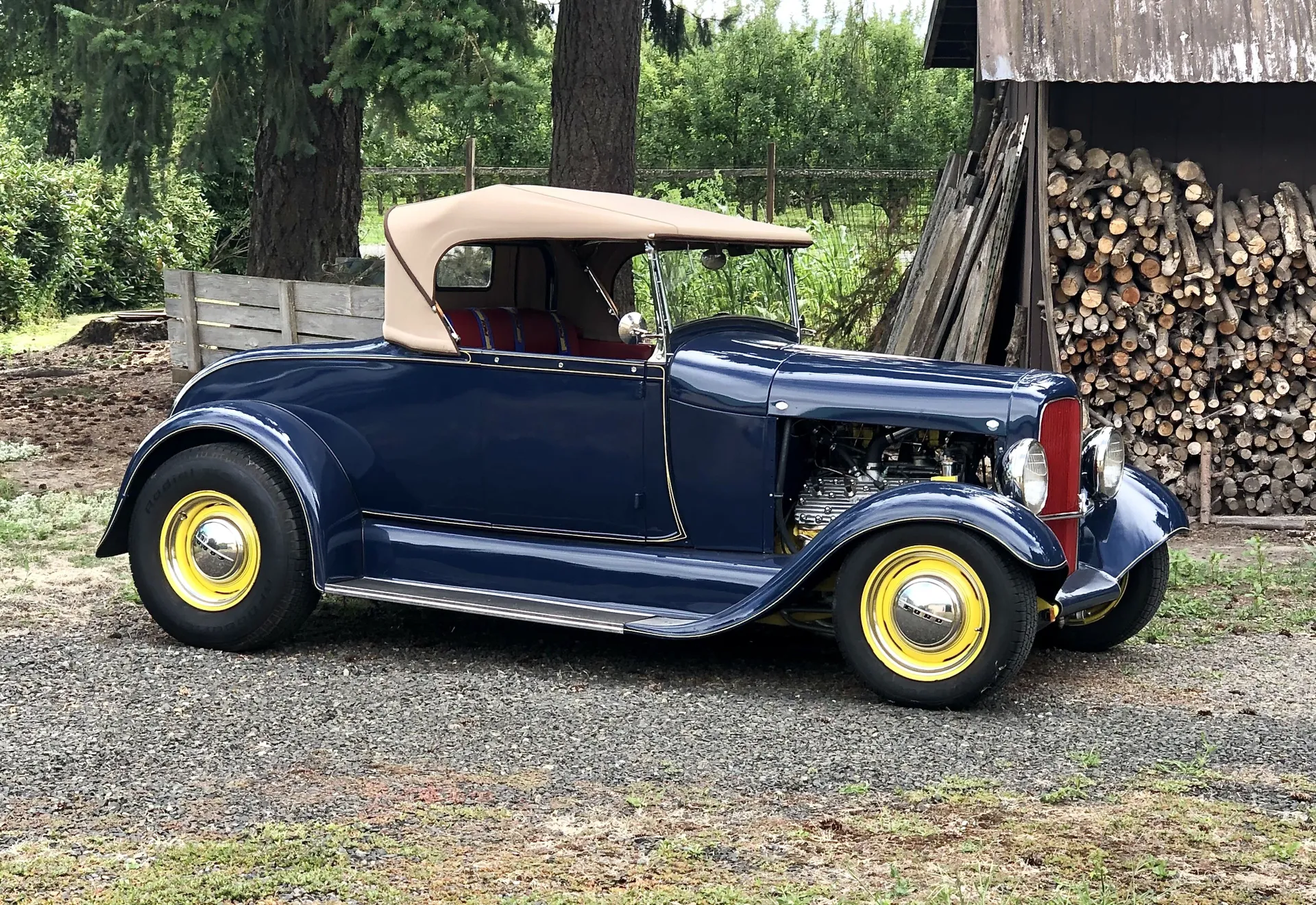 1950s-Built A-Bone With a Flathead V8: 1929 Ford Model A Hot Rod