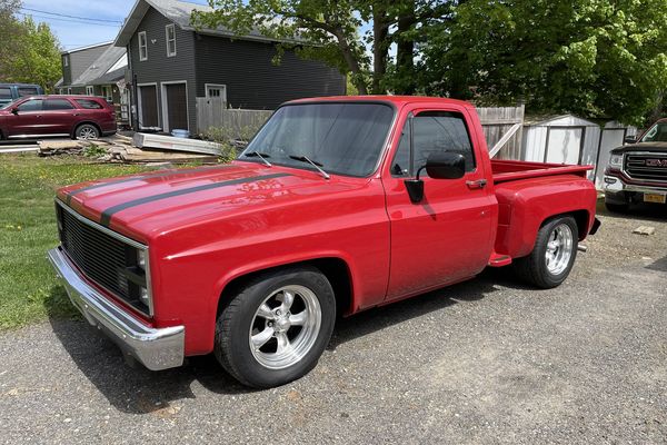 Customized 1983 Chevrolet C10 Stepside Pickup With a 454 V8