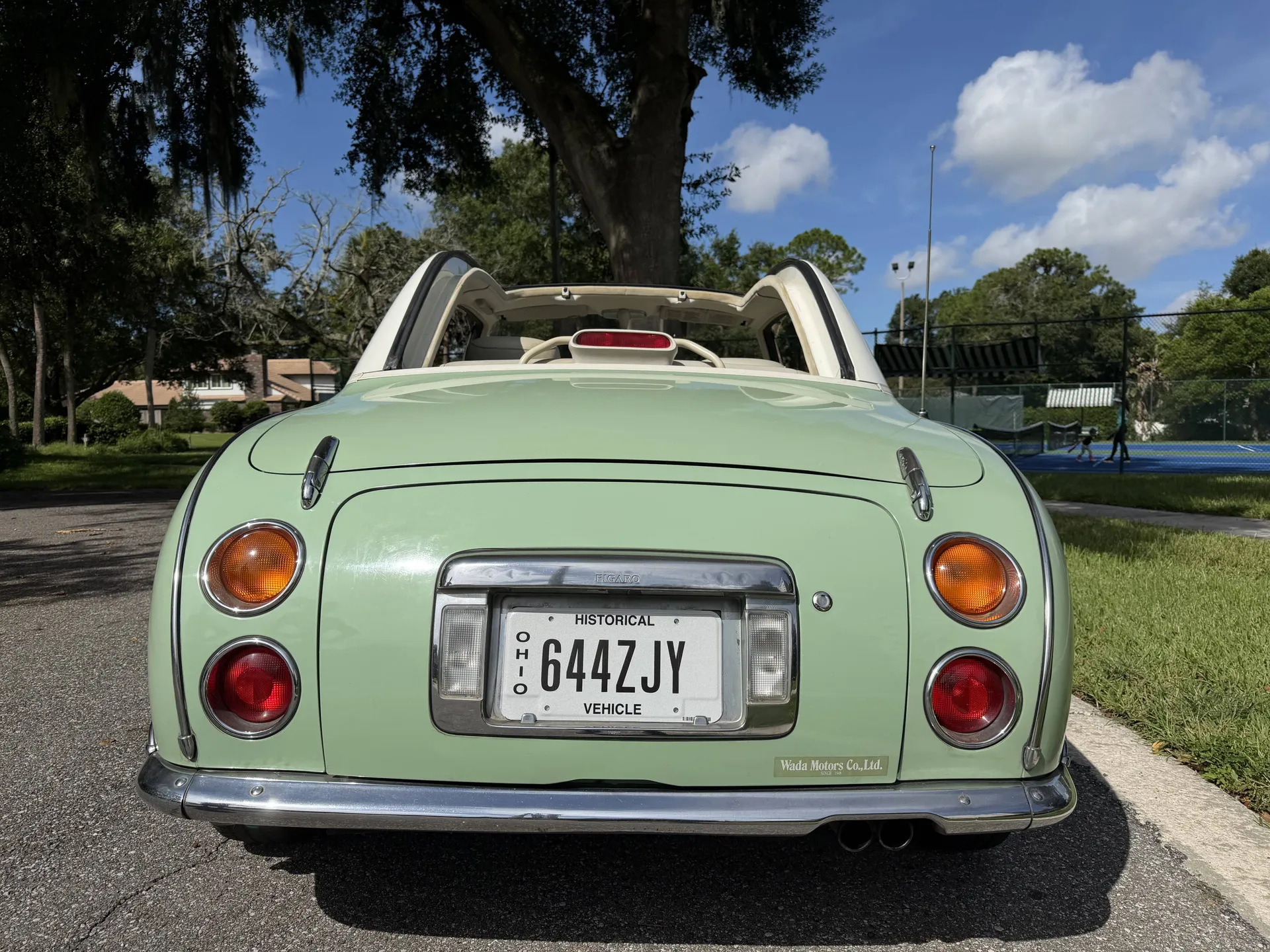 Rare 1991 Nissan Figaro Convertible Finished in Emerald Green
