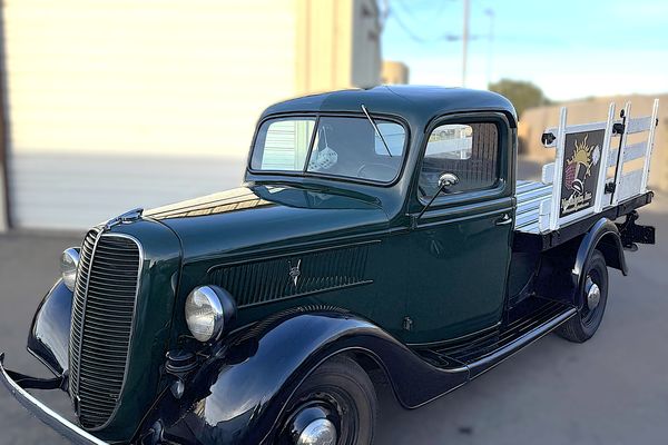 Refurbished 1937 Ford Model 77 Stake-Bed Truck