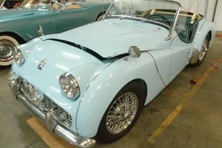 Kyosho Triumph Tr3A Red 1958 1/18 08032R | eBay