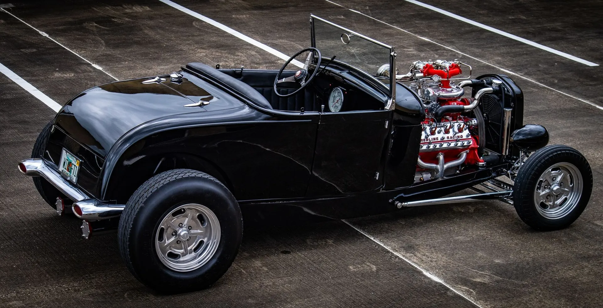 Highboy Hot Rod: 1929 Ford Model A Roadster With a Supercharged