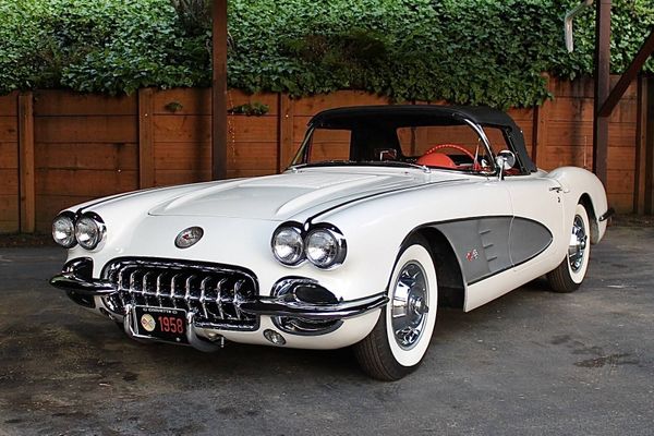 Previously Restored 1958 Chevrolet Corvette With a Dual-Quad 283