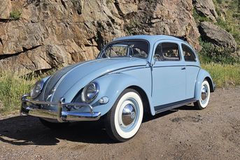 Restored 1956 Volkswagen Beetle Rag Top