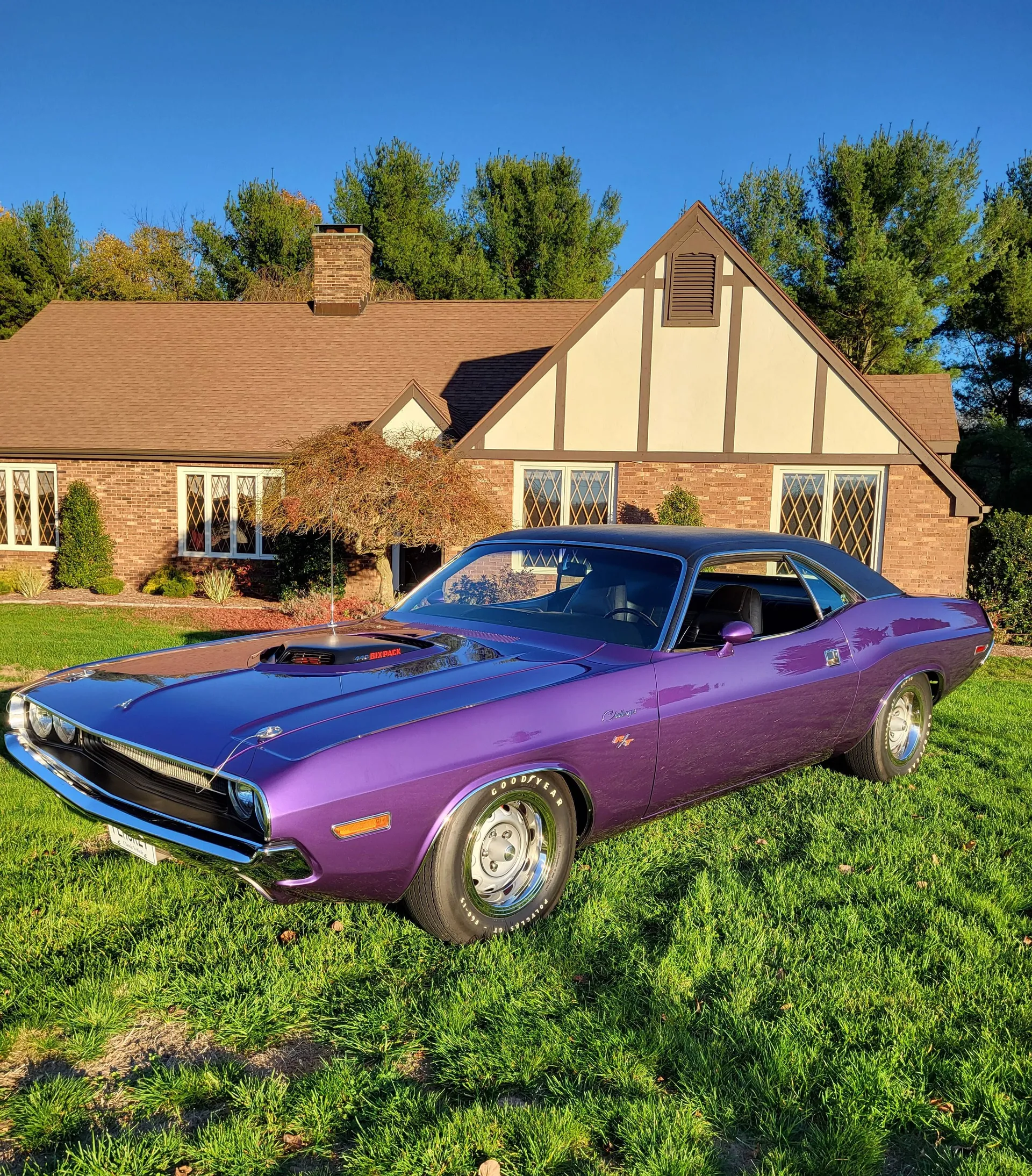 Sold - Rotisserie Restored Rare 1970 Dodge Challenger R/T 440 Six