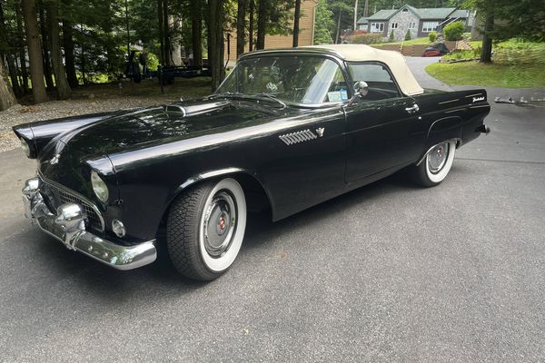 Restored 1955 Ford Thunderbird With Both Tops